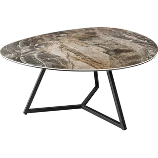 Couchtisch 90cm Glas Design Tisch Modern Wohnzimmer JETZT KAUFEN - Taupe