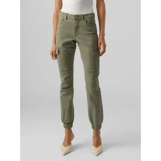 Vero Moda VMIVY MR Ankle Cargo Hosen Ivy Grün XS 32