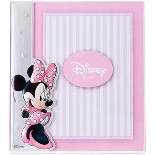 VALENTI & CO. Disney Baby – Mickey Mouse – Bilderrahmen aus Silber und 3D-Applikationen in Farbe für Tisch oder Nachttisch für das Kinderzimmer, perfekt als Geschenkidee zur Taufe oder zum Geburtstag