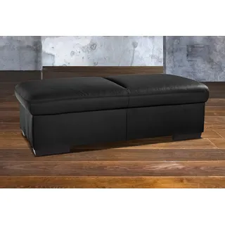 exxpo - sofa fashion Hocker "Salerno Bankhocker, bequem und komfortabel", schwarz,