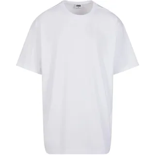 Urban Classics Herren Heavy Oversized Tee – Weites T-Shirt im Oversize Fit aus Baumwolle, schweres Jersey Shirt für Streetwear, Freizeit & entspannte Outfits,Weiß,S Große Größen