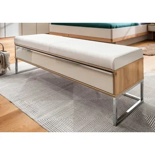 Wiemann Sitzbank »Barcelona« inkl. 1 Auszug und Chrom-Kufen, weiß