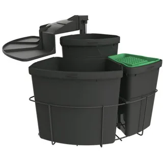 Cabbi 3 plus, Abfallsammler für Schwenktechnik, hellgrau