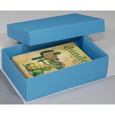 Bild von 2 BUNTBOX L Geschenkboxen 3,6 l blau 26,6 x 17,2 x 7,8 cm