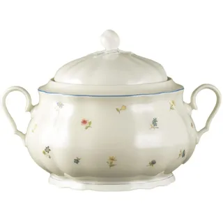 SELTMANN WEIDEN Terrine mit Deckel Elfenbein Streublume 3,05 l bunt