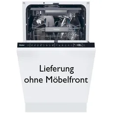 Haier vollintegrierbarer Geschirrspüler »XI1C3TB2FB«, I-PRO SHINE SERIE 4, XI1C3TB2FB, 11 Maßgedecke, silberfarben