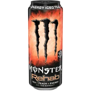 Monster Rehab Peach Iced Tea fruchtiger Eistee Pfirsich Energy 500ml