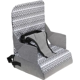 Dreambaby Grab 'N Go, tragbare Sitzerhöhung für Hochstuhl mit praktischen Staufächern, passend für die meisten Esszimmerstühle, leicht, kompakt und reisefreundlich