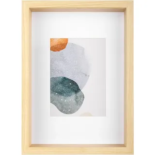 walther design Bilderrahmen Shape 3D FSC-Holzrahmen 21x29,7cm, birke, HNX130H