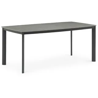 Idimex TAVOLO Gartentisch 180 x 90 x 75 cm Anthrazit