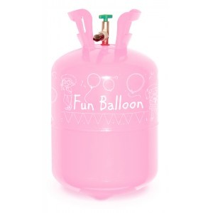 Fun Balloon Heliumtank Ballongas Einwegflasche (für 30 Ballons á 23 cm) um 28 € statt 37,99 €