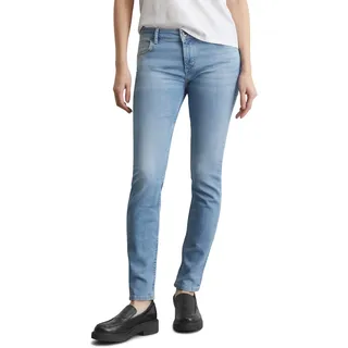 Marc O'Polo Damen Jeanshose mit Stretch-Anteil Slim Fit, Blau (Play with Blue Wash), W26/L30