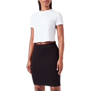 ONLY Damen Onltia Hw Pencil Slit Skirt Pnt, Schwarz, S