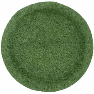 Homescapes Badematte Grün Ø 80 cm