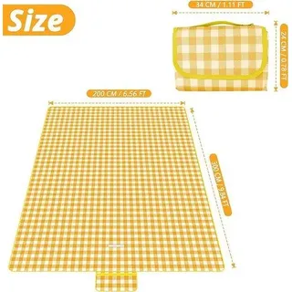 Campingdecke – faltbare Stranddecke, 34 x 300 x 0,03 cm
