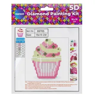 CENTRUM Diamond Painting 15*15cm. Cupcake