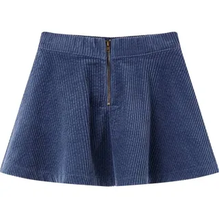 vidaXL Kinderrock mit Taschen Cord Marineblau 92 - Blau