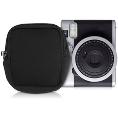 kwmobile Kamera Tasche kompatibel mit Fujifilm Instax Mini 90 Neo Classic - Neopren Kameratasche Sleeve - Schutzhülle Schwarz