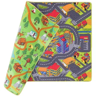 Pergamon Pergamon, Spielteppich + Spielmatte, Strassenteppich, Beidseitig Strassenlandschaften (200 x 300 cm,