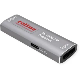 Roline DisplayPort Extender 8K60 10 m Grau