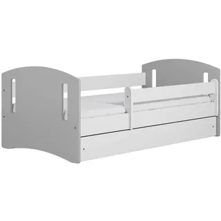Raumhirsch Furniture Kinderbett Classic II mit Schublade ohne Matratze Grau 90/65/164 , Holzwerkstoff , Rechteckig , 80x160 cm , Babymöbel & Kindermöbel, Kinderzimmer & Jugendzimmer, Kinderbetten
