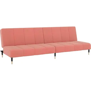 vidaXL Schlafsofa 2-Sitzer Rosa Samt - Rosa