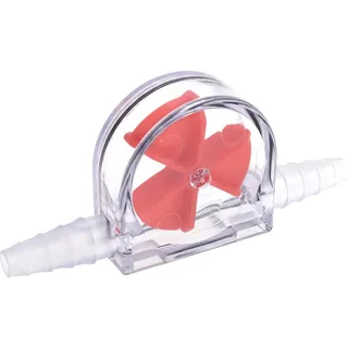 Alphacool Eisfluegel Durchflussanzeiger Rot 6-11mm - Acryl, Wasserkühlung Überwachung,