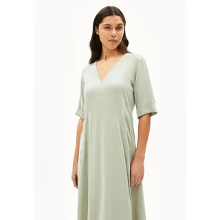 VAALI | Webkleid aus TENCELTM Lyocell - grün (M)