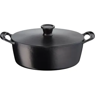 Tefal E21246 Jamie Oliver Kasserolle 24 cm Gusseisen - Schwarz