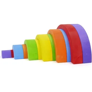 Bajo Holz Regenbogen Spielzeug RainBowBow klein pädagogisch