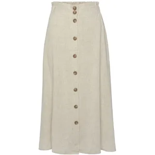 LASCANA Midirock Damen Beige 34