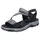 Riemchensandalen Damen Schwarz 39