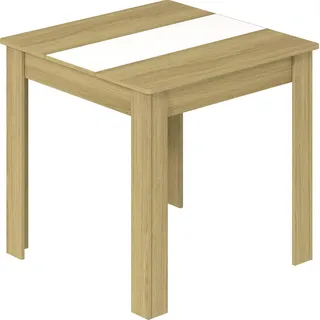 Esstisch Küchentisch 80x80 Disalo - Beige, Weiß