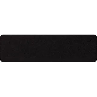 Salonloewe Fußmatte waschbar Schuhparkplatz Schwarz 30 x 100 cm Sauberlaufmatte schmal unifarben
