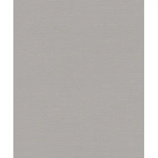 Rasch Textil Rasch Tapete 732320 - Helle Vliestapete mit Leinenmuster in Mittelgrau aus der Kollektion Deco Style