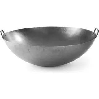 HENDI Riesen Wokpfanne mit Griffen, Ø 700 mm,