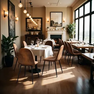 FurnitureR Cocktailsessel Set 4er - Braunes Veloursimitat, Gepolstert, Metallkreuzfuß, Stilvolle Loungesessel für Wohnbereich