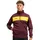 Lonsdale Herren Trainingsjacke schmale Passform Alnwick Oxblood/Yellow XS