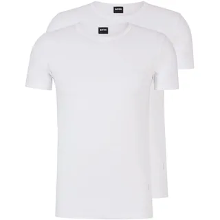 Boss Herren T-Shirt, New - Weiß100, M