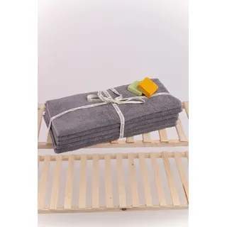 Questo Casa, 1 Stück Handtuch, 100% Baumwolle, Badetuch/Handtuch, Geräuchert, 50x90 cm