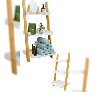 Dune Design DuneDesign Badezimmer Regal Holz Leiter Deko Treppe Bad