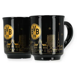 Dortmund Borussia BVB Glühweintasse Weihnachtstasse Tasse 2er Set