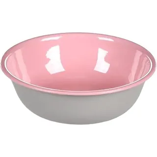 Futter- UND TRINKNAPF Katze Nell Edelstahl ROSA RUND 350ML 13CM
