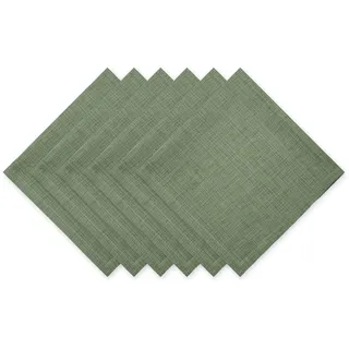 DII Servietten-Set aus der Kollektion Artischocke, 20 x 20 cm, Grün, 6-teilig