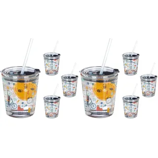 Relaxdays Glasbecher 0,35 l