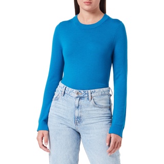 BOSS Women's Feganas Sweater, Open Blue, M