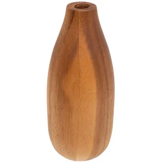 Atmosphera Createur d ́interieur Vase Soliflore Akazienholz , Holz , 18 cm , Dekoration, Vasen, Bodenvasen