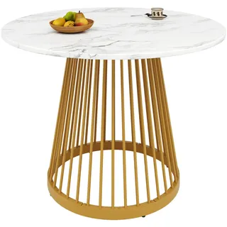 Okwish Ø 80 cm Gold/Weiß