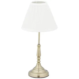 Relaxdays Tischlampe Gold