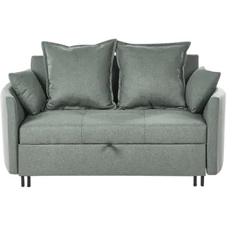 Beliani 2-Sitzer Hovin Stoff Grün